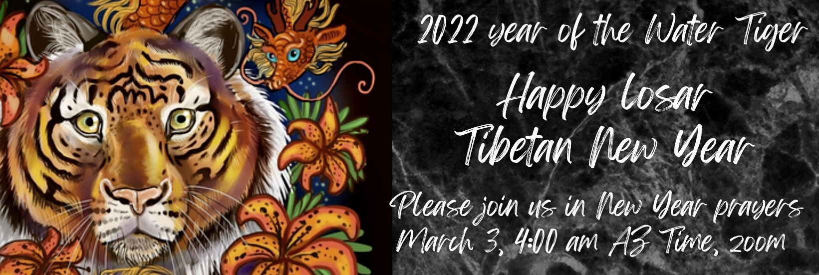 Emaho Foundation - Tibetan New Year Celebration. March 3, 4:00am Arizona  time